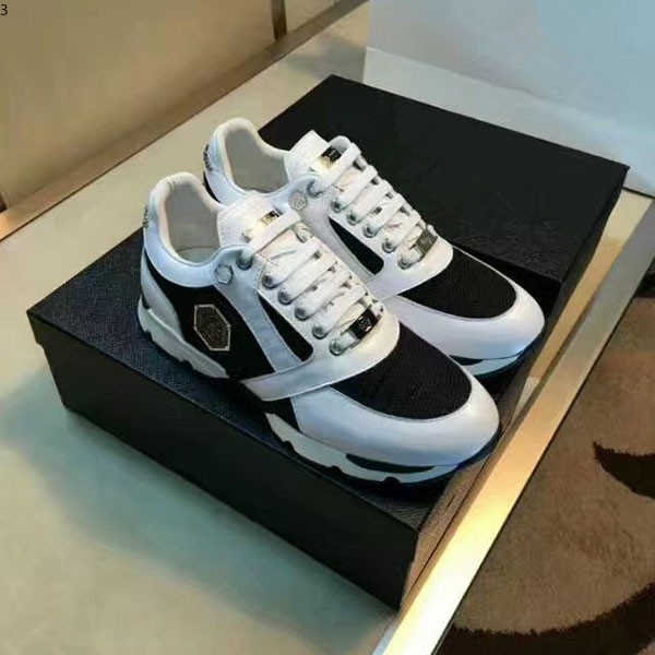 

Valentin 20201men's high-end PI@HILP PI@IE leather casual fashion low to help wild men's sports shoes mkj0003