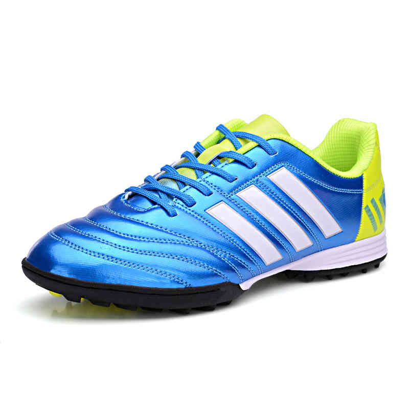 

Men Soccer Shoes Indoor Training Turf Cleats Athletic Kids Boys Football Sport Tennis Sneakers Hombre Chaussures De Foot 210619, Orange