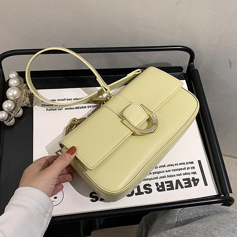 

Niche Design All-match Bag 2021 Fashion Female Messenger High-quality Underarm Square Shoulder Bags, Black