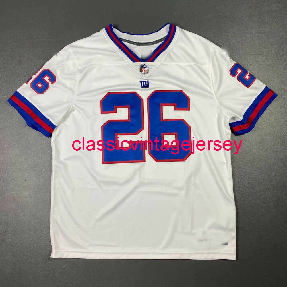 

100% Stitched Saquon Barkley Jersey Custom any name number XS-5XL 6XL Jersey Men Women Youth