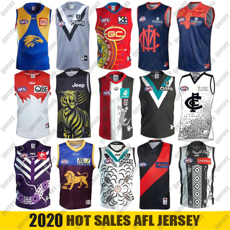 

2021 AFL West Coast Eagles geelong cats rugby jerseys Essendon Bombers Melbourne Blues Adelaide Crows St Kilda Saints GWS Giants GUERNSEY, Black;gray
