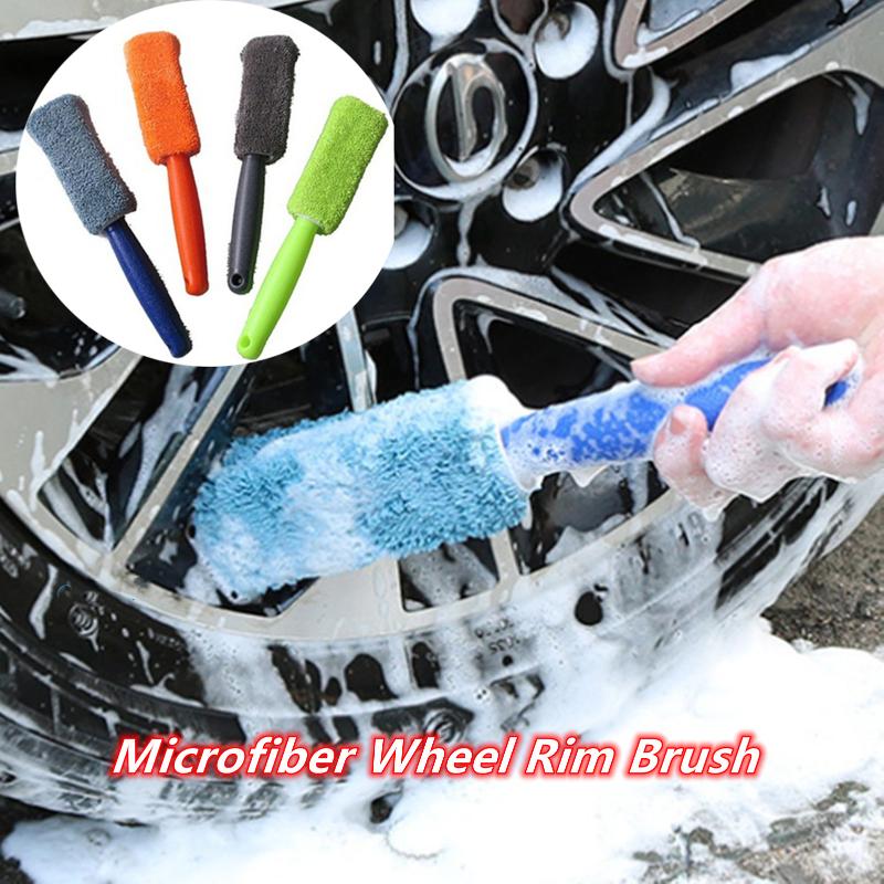 

Car Sponge Wash Detailing Cleaning Brush Beauty Microfiber Wheel Rim For Trunk Motorcycle Auto Accessories