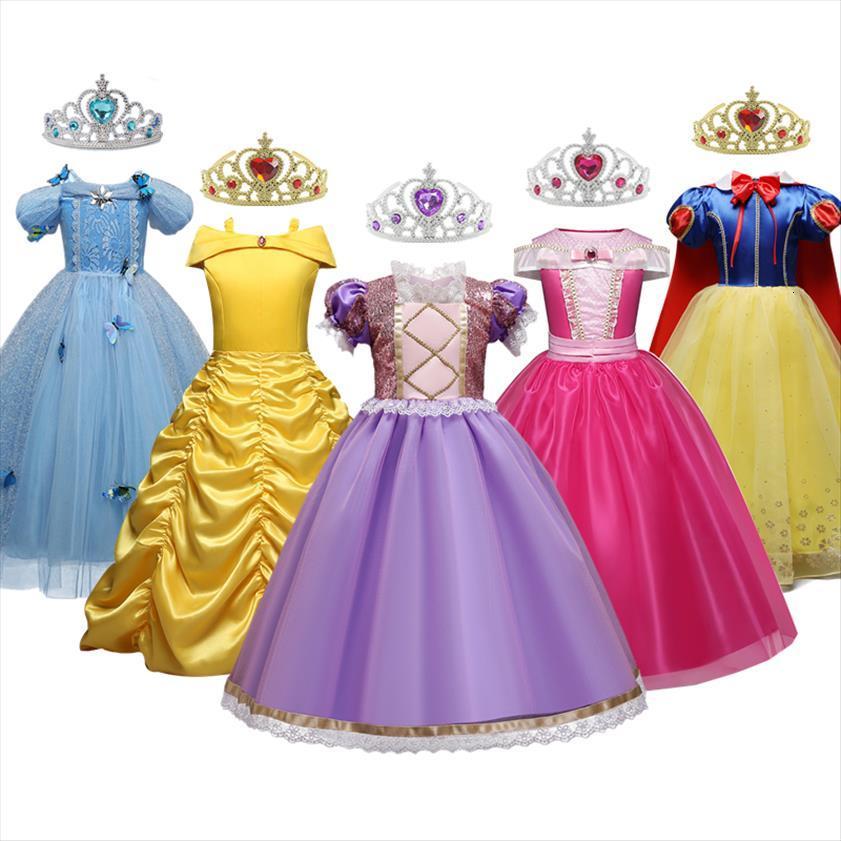 

Girls Princess For Kids Halloween Girl Dress Cosplay Party Costume Children Fancy Sleeping Beauty Up, Dress 4