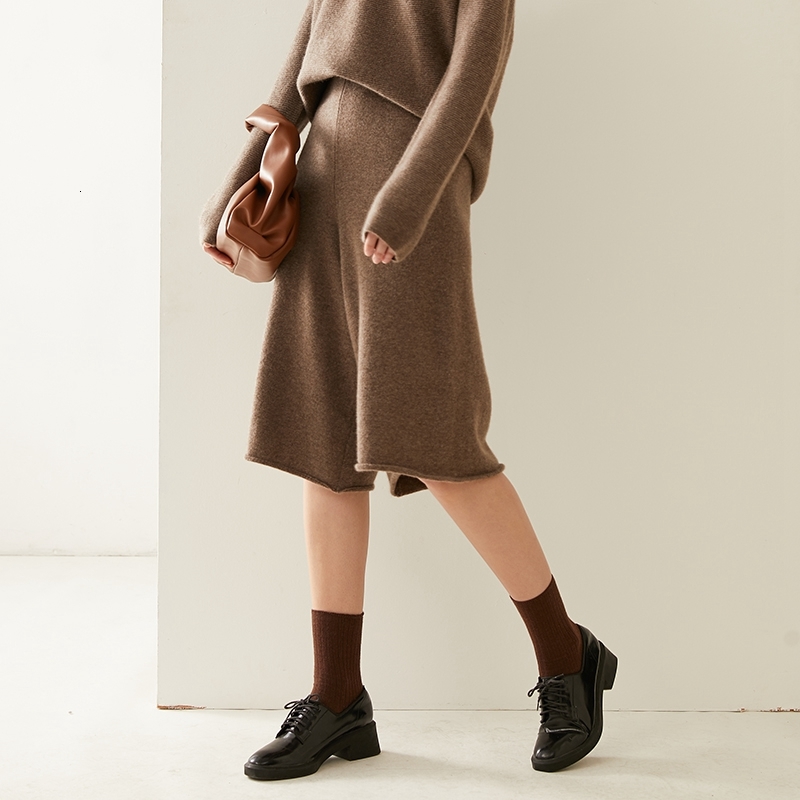 

Women's Shorts fashion women's wide leg loose cashmere 0X5U, Khaki
