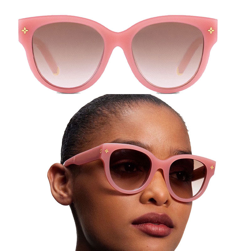

Sunglasses for Women Monogram Square men elegant wide Temples and Frames 1582 Brand designer sunglasses with box