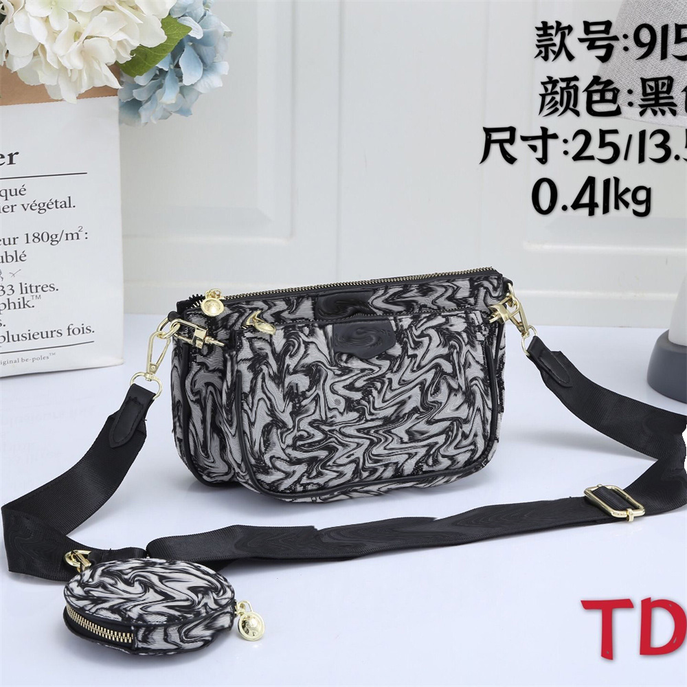 

3 Pcs bag set Favorite Multi Pochette Accessories Women Crossbody Purse Messenger Bags Handbags Flowers Designers Shoulder Lady Leather Handbag