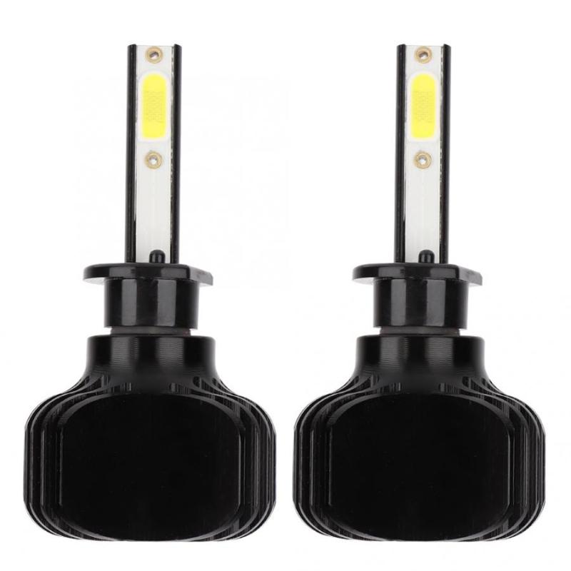 

Car Headlights 2pcs H1 60W White Light Fanless LED Headlight Headlamp Bulbs L5 12V 6000K