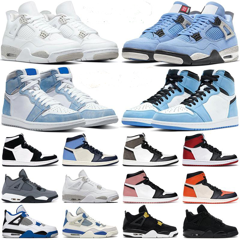 

1 University Blue Hyper Royal Twist Chicago Basketball Shoes Men 1s Mid Milan Digital Pink Sail Light UNC Patent Top 3 Bred Toe Court Purple Sneakers
