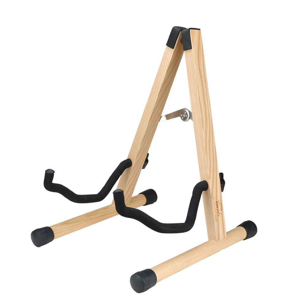 

Adjustable Wood Acoustic Guitar Display Stand Guitars Floor Stands with Foam Padded Folding Bass Cello Banjo Mandolin Ukulele