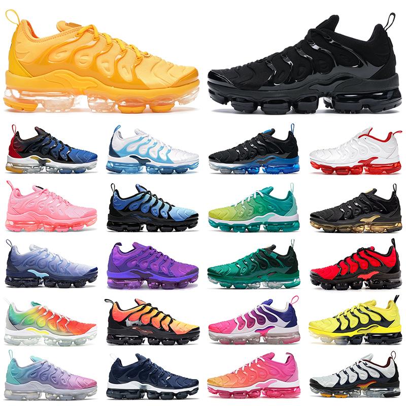 

Designer vapormax Plus Tn Tns vapor max 3 Men Women Running Shoes Trainers Psychic Blue Atlanta White Volt Triple Black Orange Fuchsia Pink Silver Wolf Mens sneaker