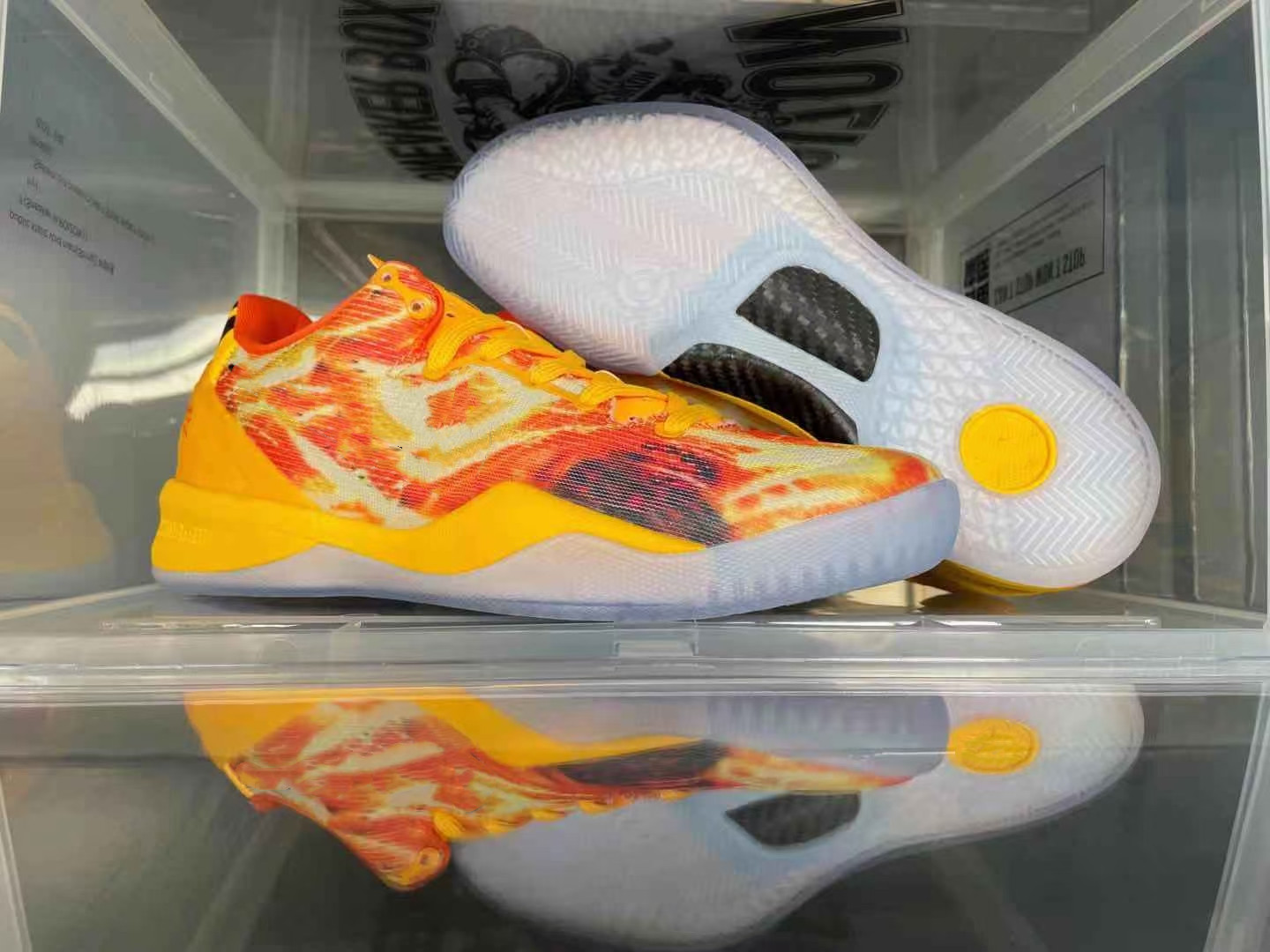 

Mamba 8 VIII Spark Shanghai Fireworks Men Basketball Shoes Top Quality 8s Black Metallic Silver Red Crimson Sneakers Sport Shoe With Box, 16