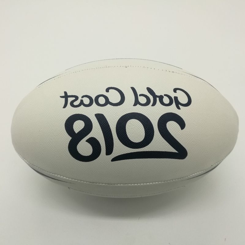

no. 5 rubber surface machine sewing football advertising gift