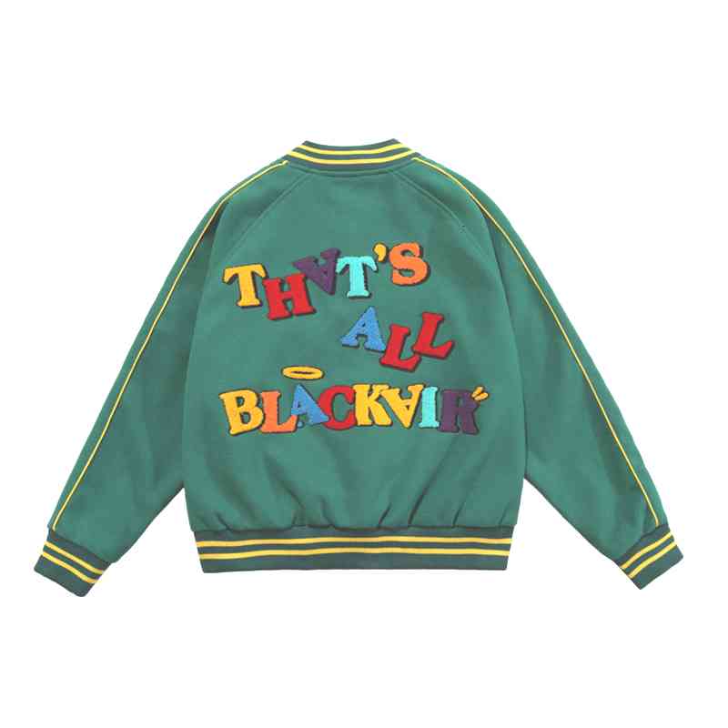 

Men's Jackets Mens Baseball Jacket Streetwear Men Women Embroidered Letter Oversized Hip Hop Punk Stand Bomber Coat Green Varsity 6INV, 1# packing bag