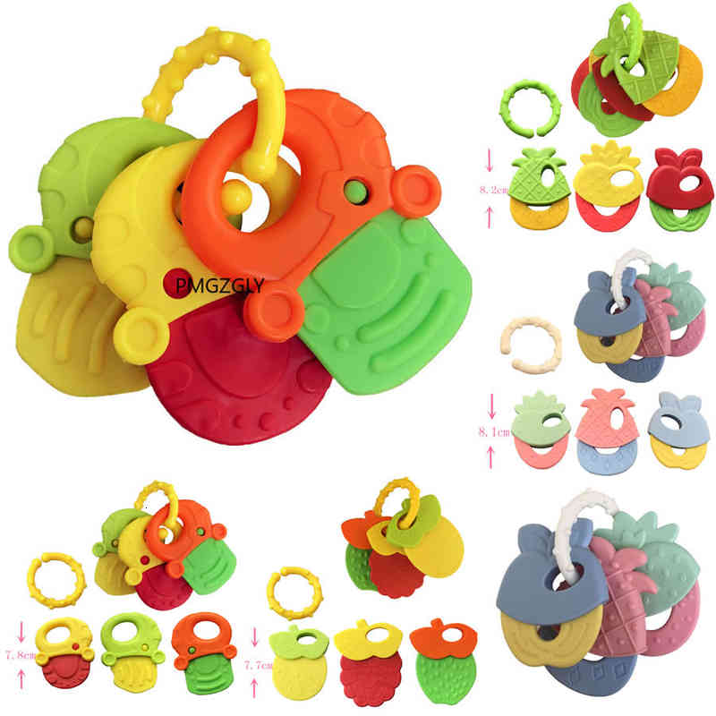 

Baby Toy Newborn Chews Food Grade Silicone Teethers Training Bed Feeding Infant Pacifier