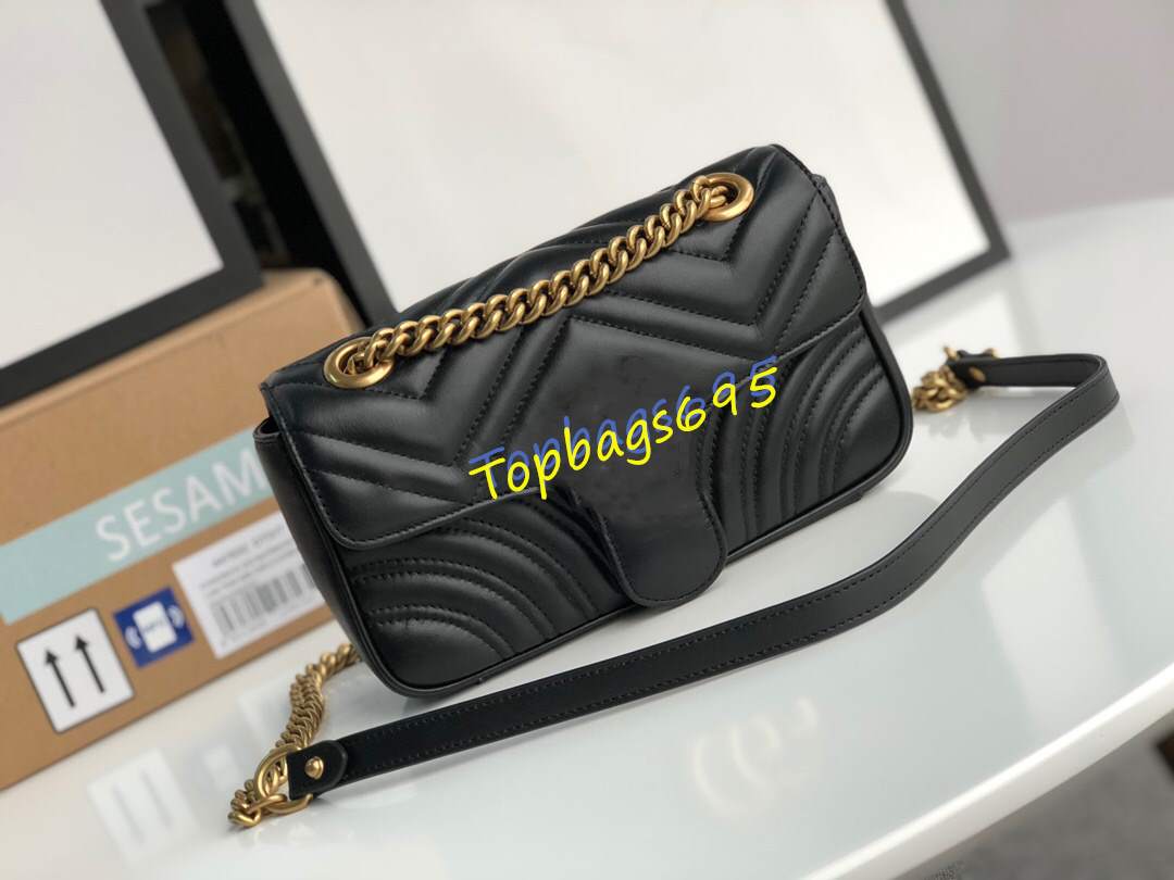 

Fashion Bags Ladies Real Leather shoulder Chain Crossbody Purse women tote bag, Clear