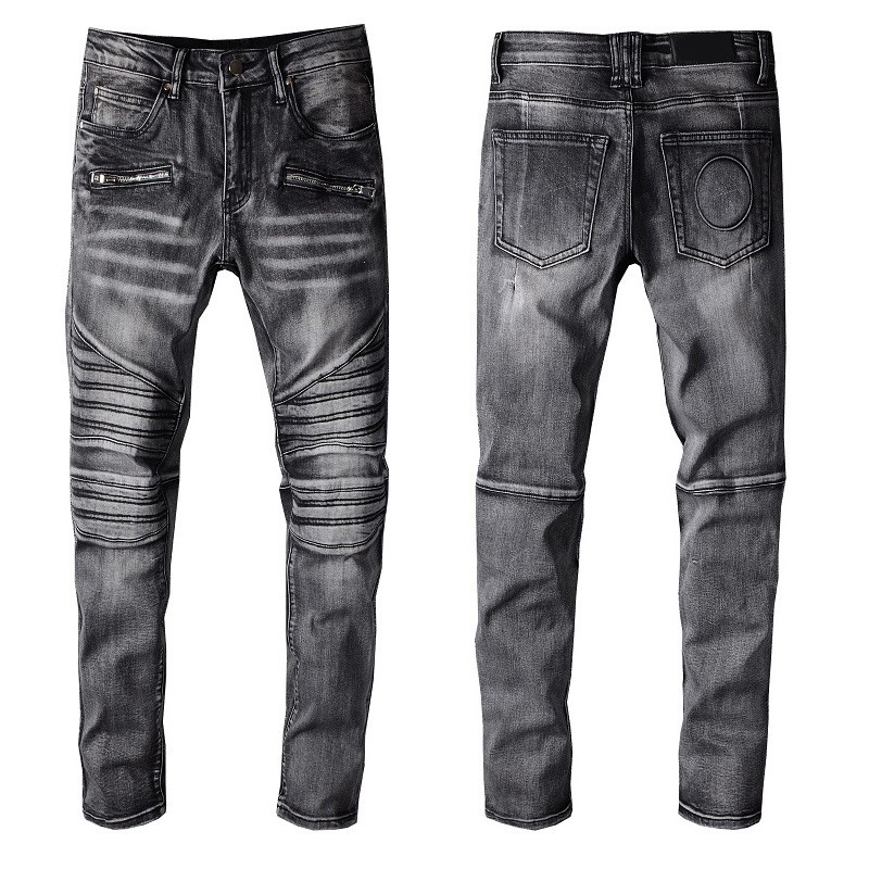 

Fashion Mens Jeans Simple Summer Lightweight Denim Pants Large Size Famous Casual Solid Classic Straight Jean For Male, #1091