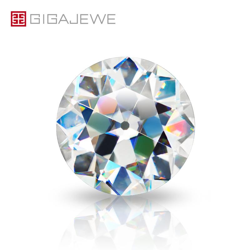 

Other GIGAJEWE Hand-Cutting Old European Cut Round White D VVS1 Moissanite Loose Diamond Test Passed Gemstone For Jewelry Making