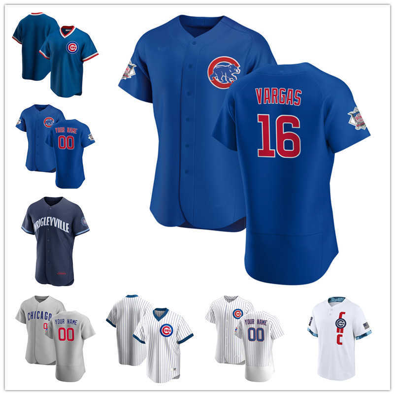 

Custom Jersey Chicago''Cubs''Mens women Youth 25 Austin Romine 16 Ildemaro Vargas 56 Kyle Ryan 35 Justin Steele Baseball, Blue;black