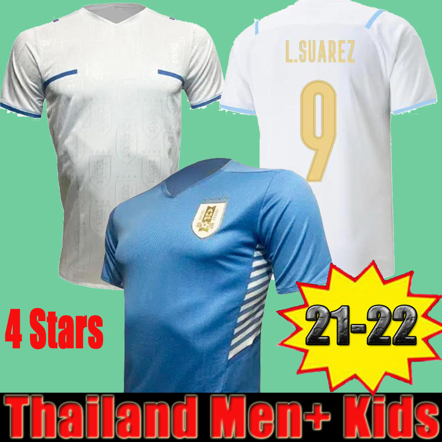 

2021 Copa America Uruguay Home 4 stars Soccer Jerseys Suarez Cavani Camisetas de futbol 21 22 GODIN J.M.GIMENEZ Nández Football Shirts Men+ Kids, 20 21 home with patch