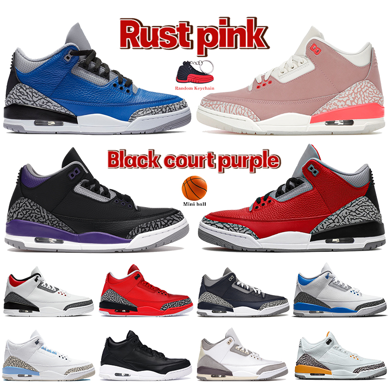 

2021 Newest men Basketball Shoes UNC rust pink racer blue varsity royal cement fire red denim georgetown women sneakers mens trainers, Og box