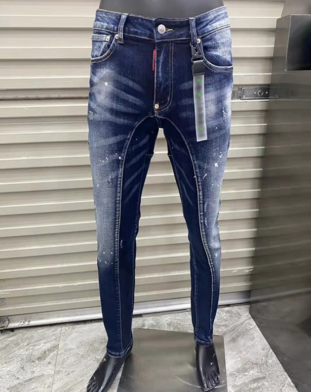 

20SS Designer man jeans hip-hop high street fashion men's jean retro torn fold stitching men design motorcycle regular fit riding slim pants, Oem