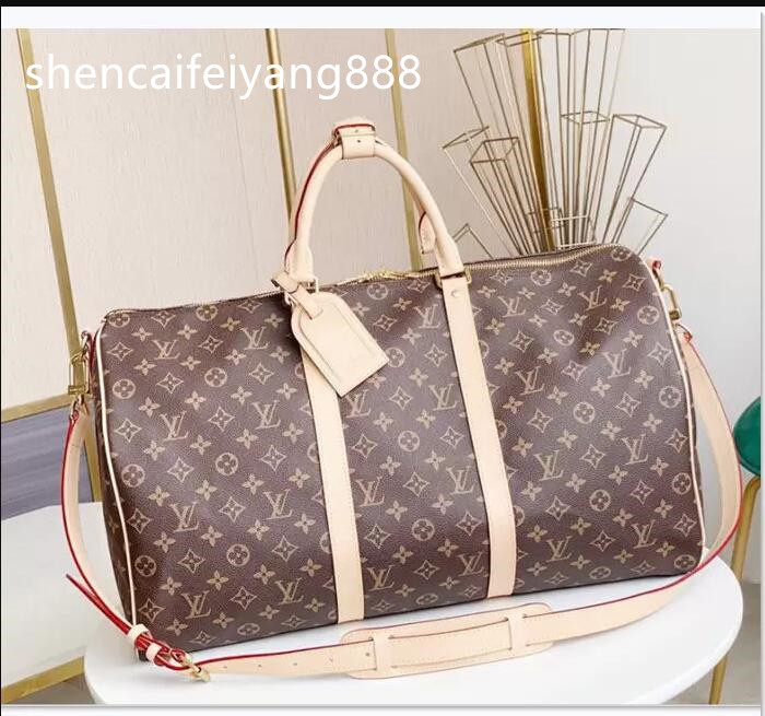 988 gg "LV" Louis ... Vitton "YSL ... Vutton Cuir Duffle 50 55cm Sacs à main sacs à bandoulière sacs à main sac à main fourre-tout Duffel Hommes