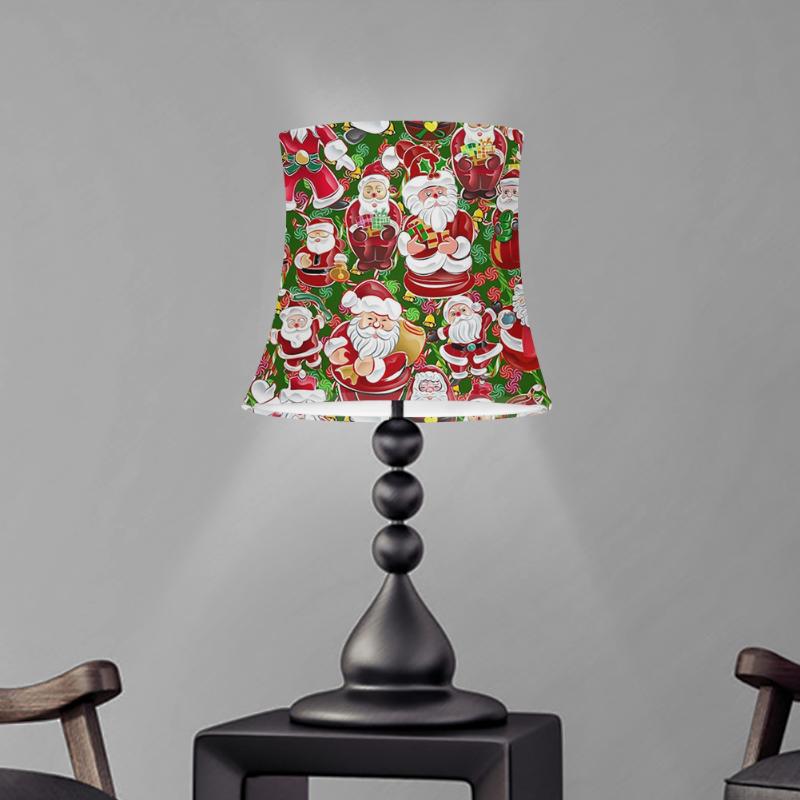 

Lamp Covers & Shades Lampshade Santa Claus Table Shade Screen Bedroom Living Room Dustproof Cover Christmas Decoration Year 2022