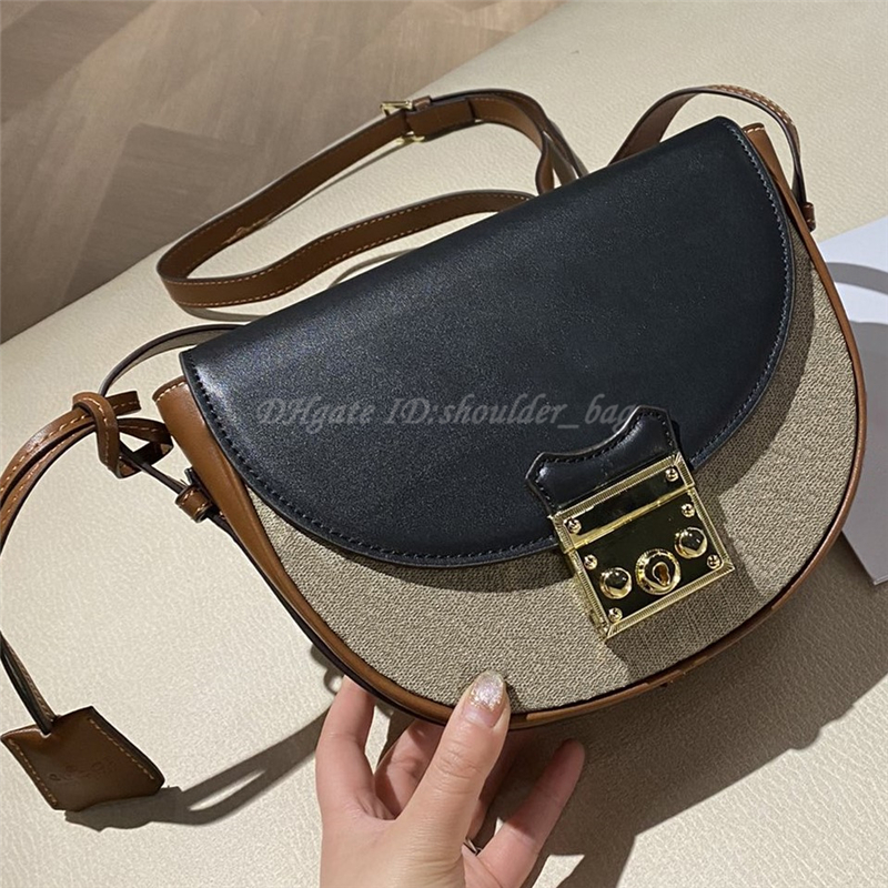 

2021 Luxurys Designers Padlock Half Moon Saddle Women Shoulder Bags Handbag Purse Wallet Crossbody Tote Bag Purses Wallets Handbags Totes Backpack Ladies Makeup, Style z