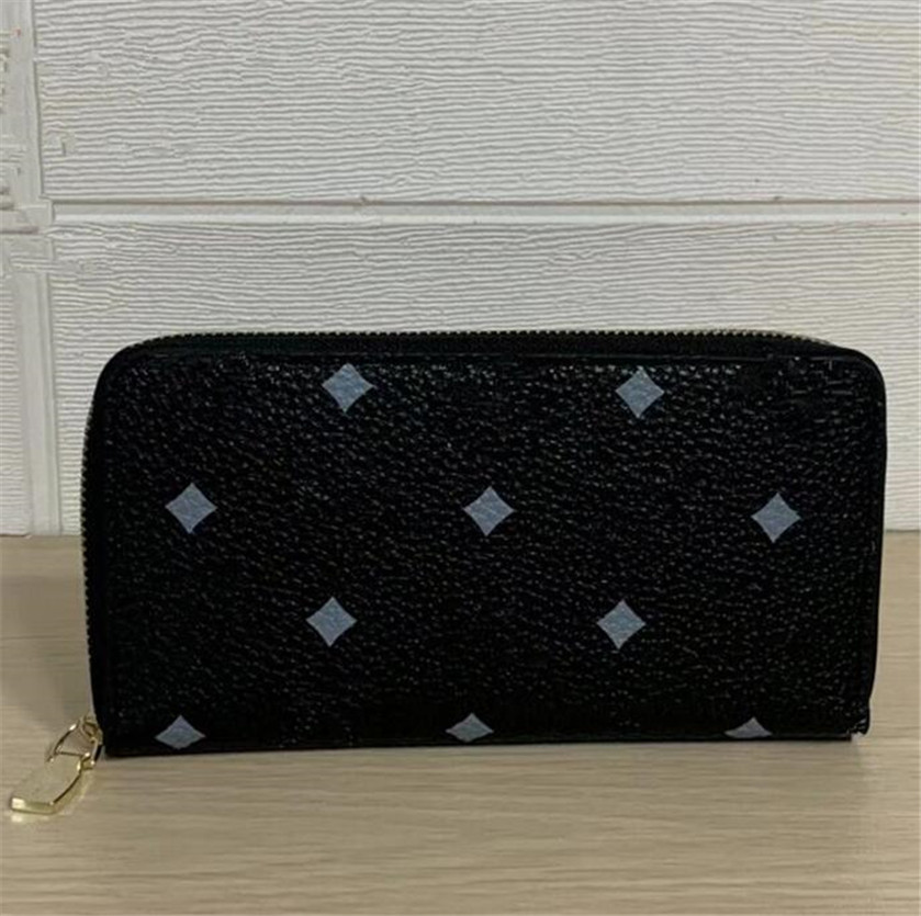 

2021 new Wholesale lady long wallet multicolor coin purse Card holder original women classic zipper pocke Clutch bag Novelty 251
