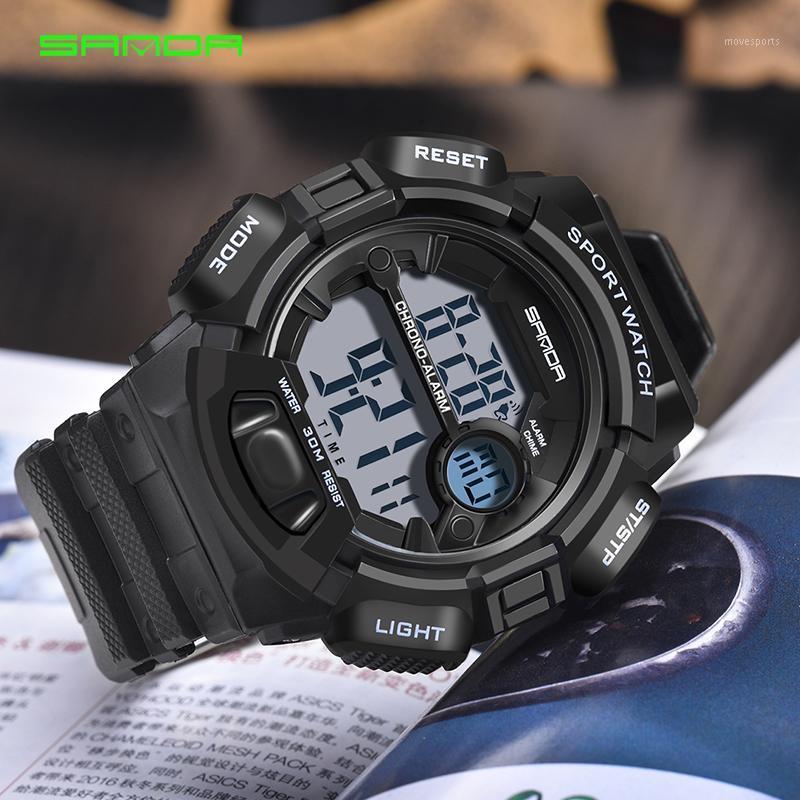 

Fashion Sport Watch Man Top Brands Luxury LED Digital Clock Men Electronic Watches Military Army Waterproof For Gifts Wristwatches, Blue