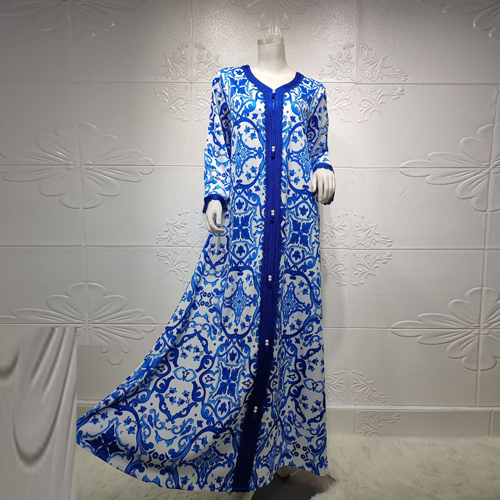 

Ramadan Vestidos Abaya Dubai Turkey Hijab Muslim Dress Islam Clothing African Dresses Abayas For Women Robe Eid Mubarak