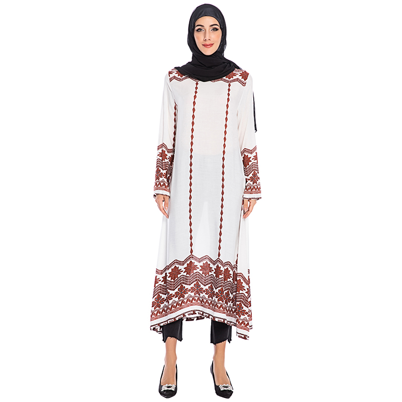 

Abaya Turkey Saudi Arabic Top Mujer Muslim Long Womens Tops Ropa Musulmana Mujer Islam Clothing Vetement Femme Robe Musulmane