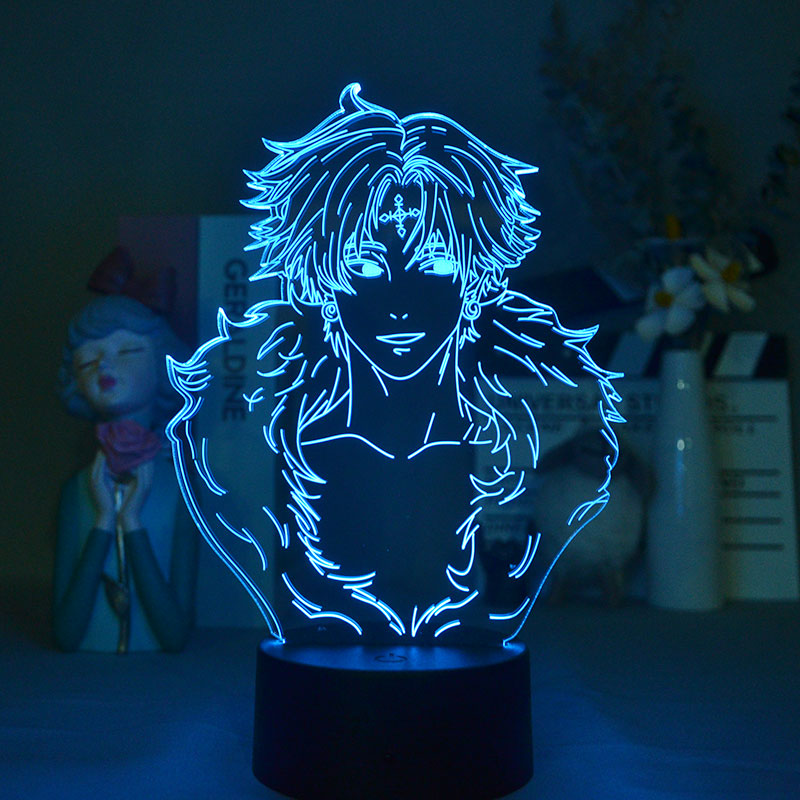 

Bluetooth LED Night Light Lamp 3D HUNTER-X-Hunter Kulolo lushilufelu Nightlight Color Changing Atmosphere Anime Decor for Kids