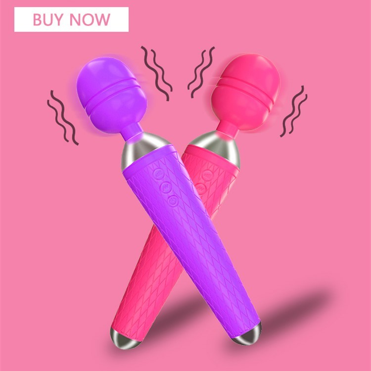

Powerful Magic Wand AV Vibrator Sex Toys for Woman Clitoris Stimulator vibrating USB Recharge massager Female Masturbator Y201118