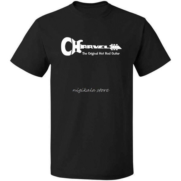 

Charvel Guitar Vintage Black T-shirt S-3X drop shipping Print T Shirt Mens Short Sleeve Hot Top tee Basic Tops