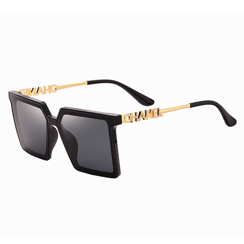 

Sunglasses New Trend Women's Same Net Red Large Frame 266, White;black