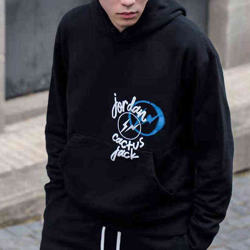 

Travis Scott Aj x Fragment Fujiwara Co Printed Sweater Dj0616-010 Yue