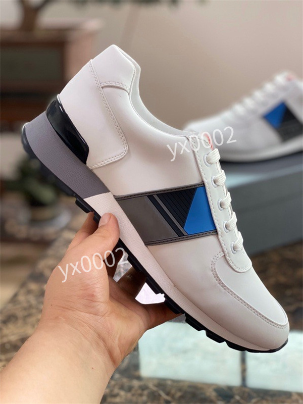

2021 Designers Shoes High Top Re-Nylon Sneakers Men Women Platform Shoe Combat Flat Trainers White Black With bag Boot Lace up Sneaker size38-46, 02