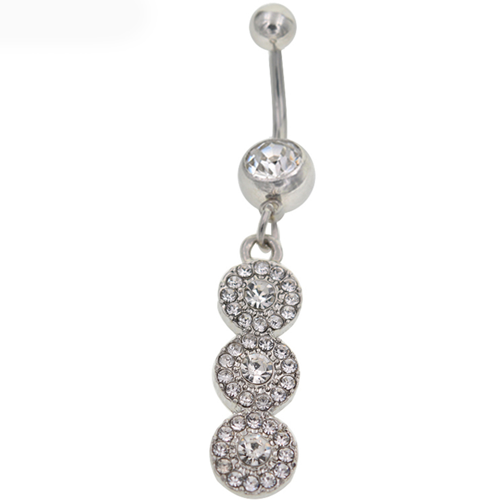 

D0779 Belly Navel Button Ring Clear Color