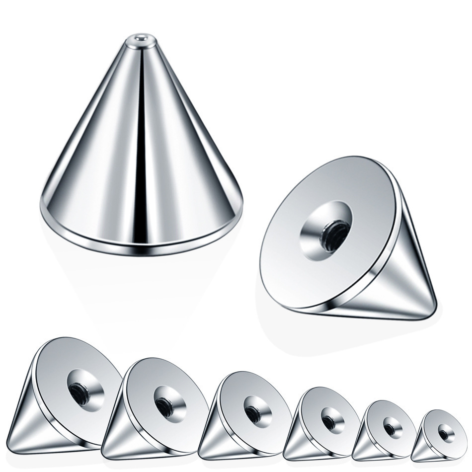 

Spike Accessories Cone Eyebrow Nail Lip Tongue Earring Horseshoe Stainless Steel Body Piercing Jewelry Pointed Ring Belly Button