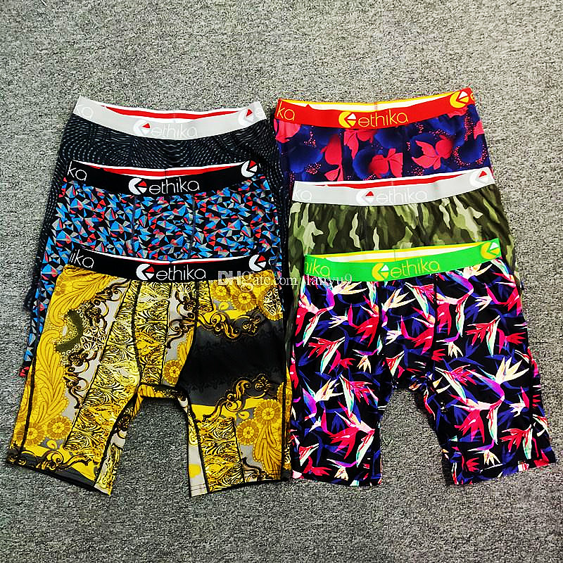 

Mens Underpants boxers Random styles Summer swimming trunks men elasticity sports hip hop rock underwear quick dry Panties, Black;white