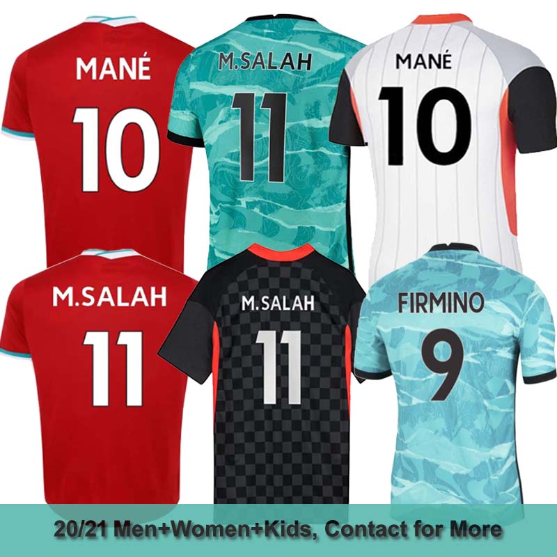 

20 21 thai quality LVP M.SALAH soccer jersey player FIRMINO THIAGO VIRGIL MANE ROBERTSON ALEXANDER-ARNOLD men women kid football shirt and kit, Black;yellow