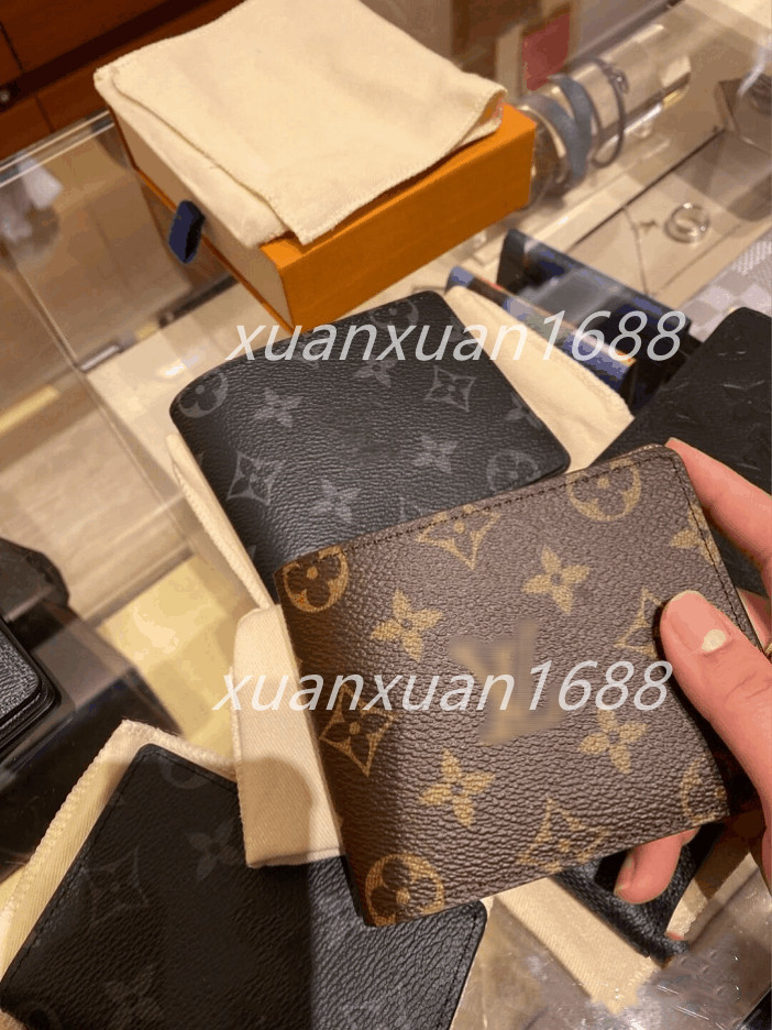 

Designers Luxurys L Pleinfold Wallet Paris Style Plaid Style Designer Mens Wallet Women High End Coin Purse Prestige Wallets Handbag, White plaid
