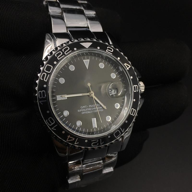 

Montre de luxe watch men watches fashion oyster datejust green dail wristwatches stainless steel strap quartz movement automatic calendar, Pink