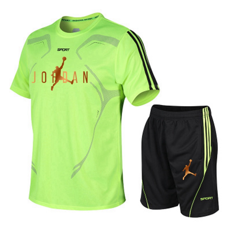 

Plus Size 5XL Mens Two Piece Sets Top Shorts Sweatsuit Men Tracksuit Training Sportwear Man Tee Shirt Summer Clothing