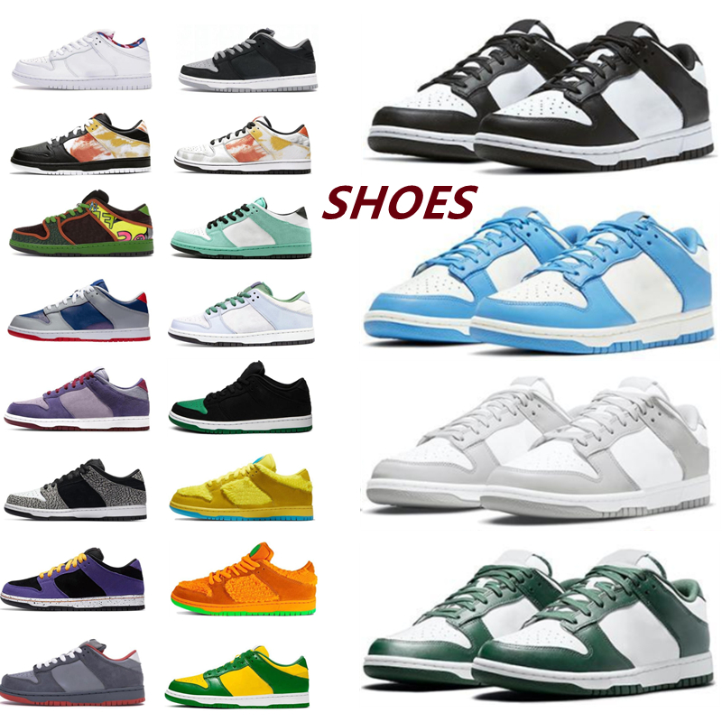 

2022 Top Fashion Basketball Shoes Sneakers Sports White black Grey Fog University Blue Low Platform Syracuse Michigan trainers Casaul shoes, Box