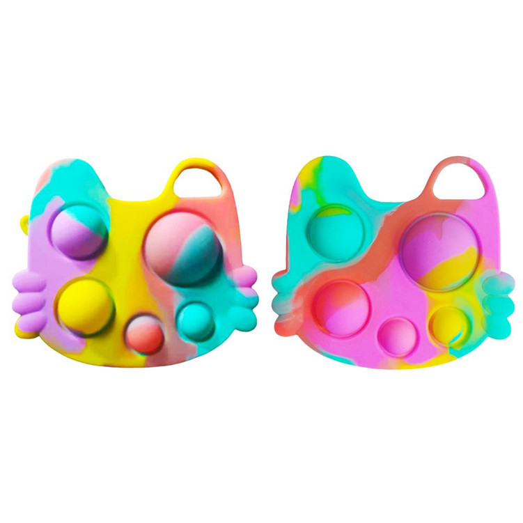 

TikTok Push Bubble pop it Autism New Fidget Toys Special Needs Stress Reliever Helps Relieve Stress and Increase Focus Soft Squeeze Toy