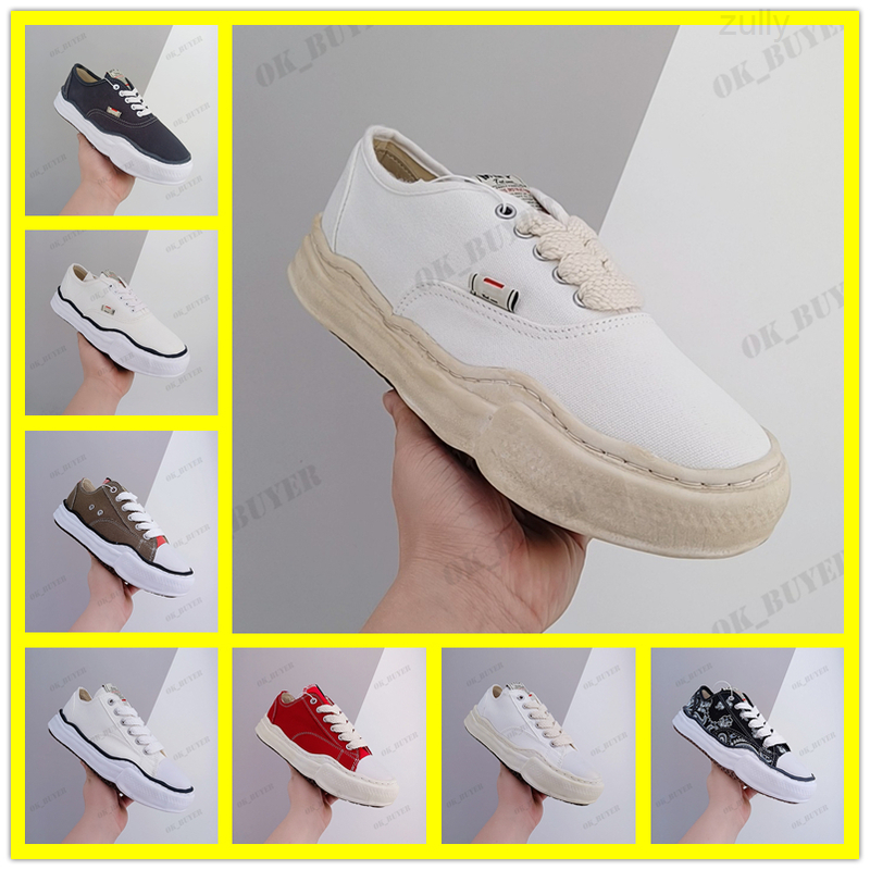 

Maison Mihara Yasuhiro Canvas Shoes for Men's Nigel Cabourn Sneakers Mens Original Sole Sneaker Womens Designer Sports Shoe Skate Sport without box, Shoe box