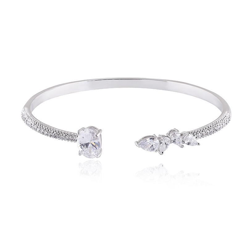 

Bangle Korean Version Of The Hand Accessories Banquet Zircon Jewelry Opening Adjustable Bracelet GDSP167