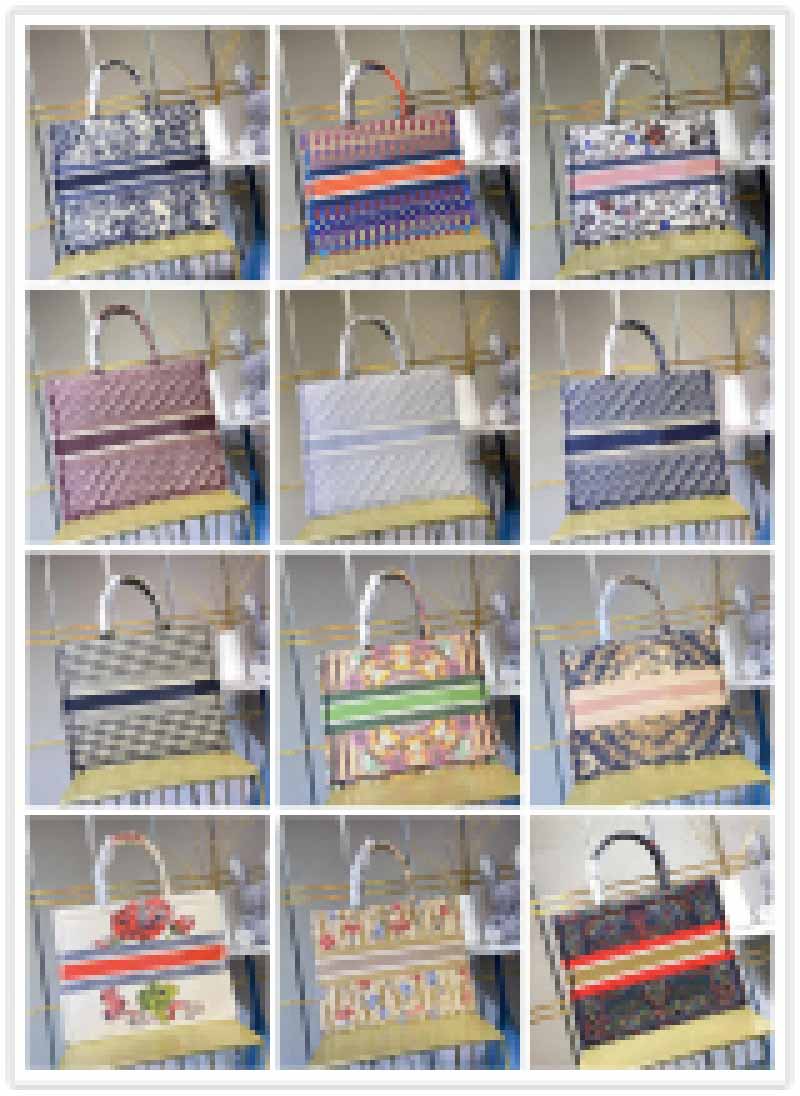 

Designer Luxury logo Velvet Medium Book Bag Book Tote Large Book Tote Toile de Jouy Embroidery Pink Size: 42cm, Don't pay it